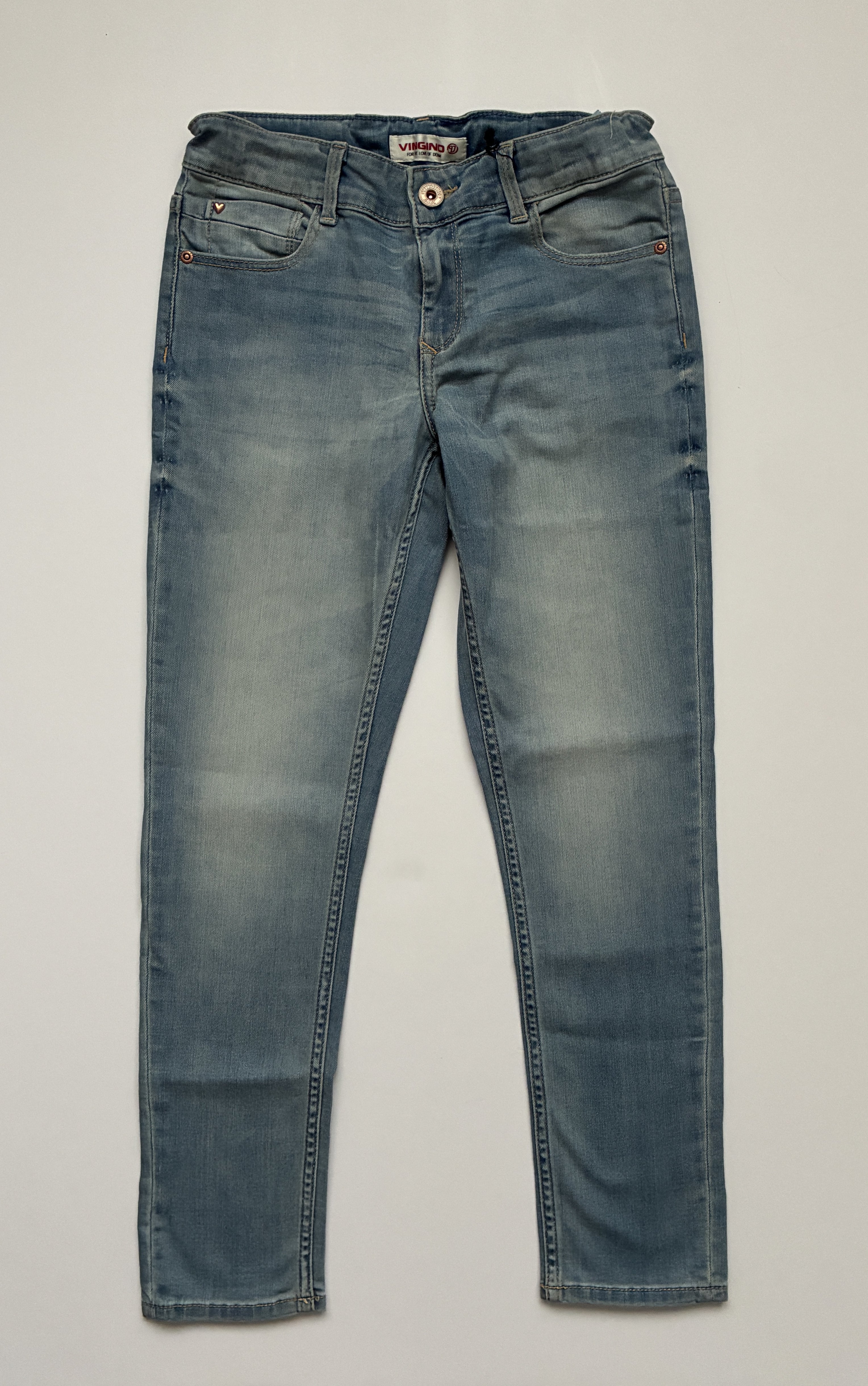 ДЪНКИ SKINNY FIT С РЕГУЛИРУЕМА ТАЛИЯ