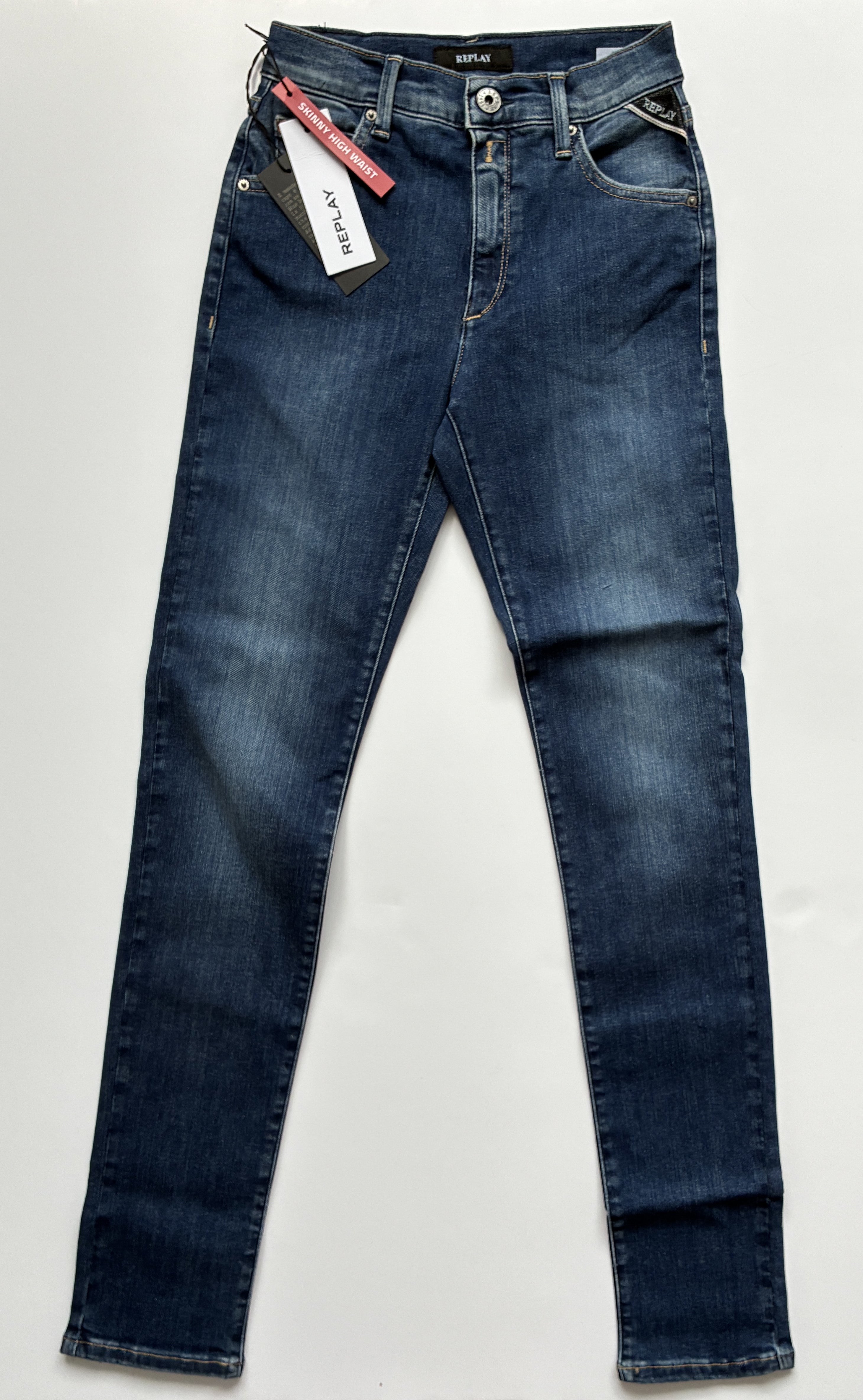 ДЪНКИ С ВИСОКА ТАЛИЯ SUPER SKINNY FIT